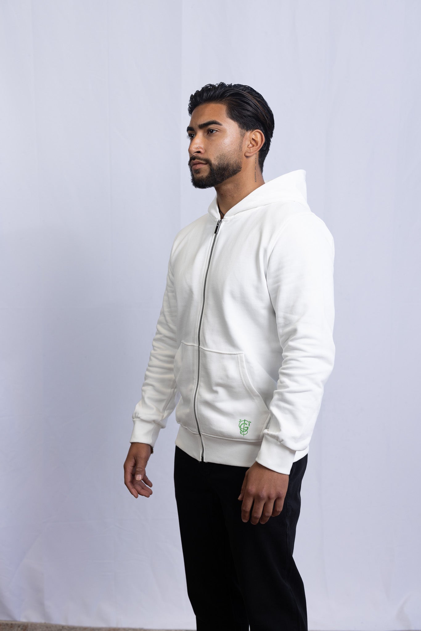 GS Classic Zipper Weiß