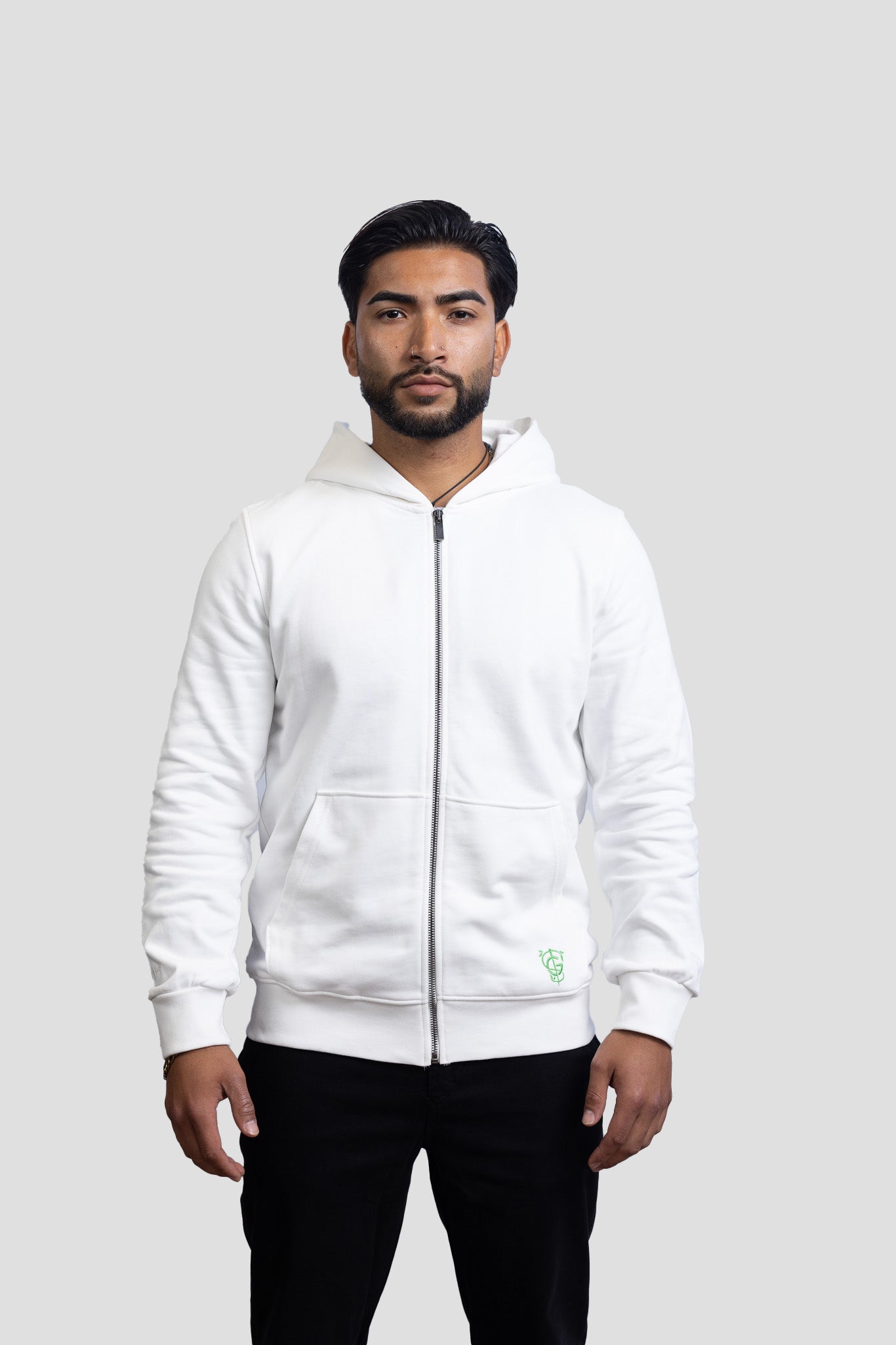 GS Classic Zipper Weiß