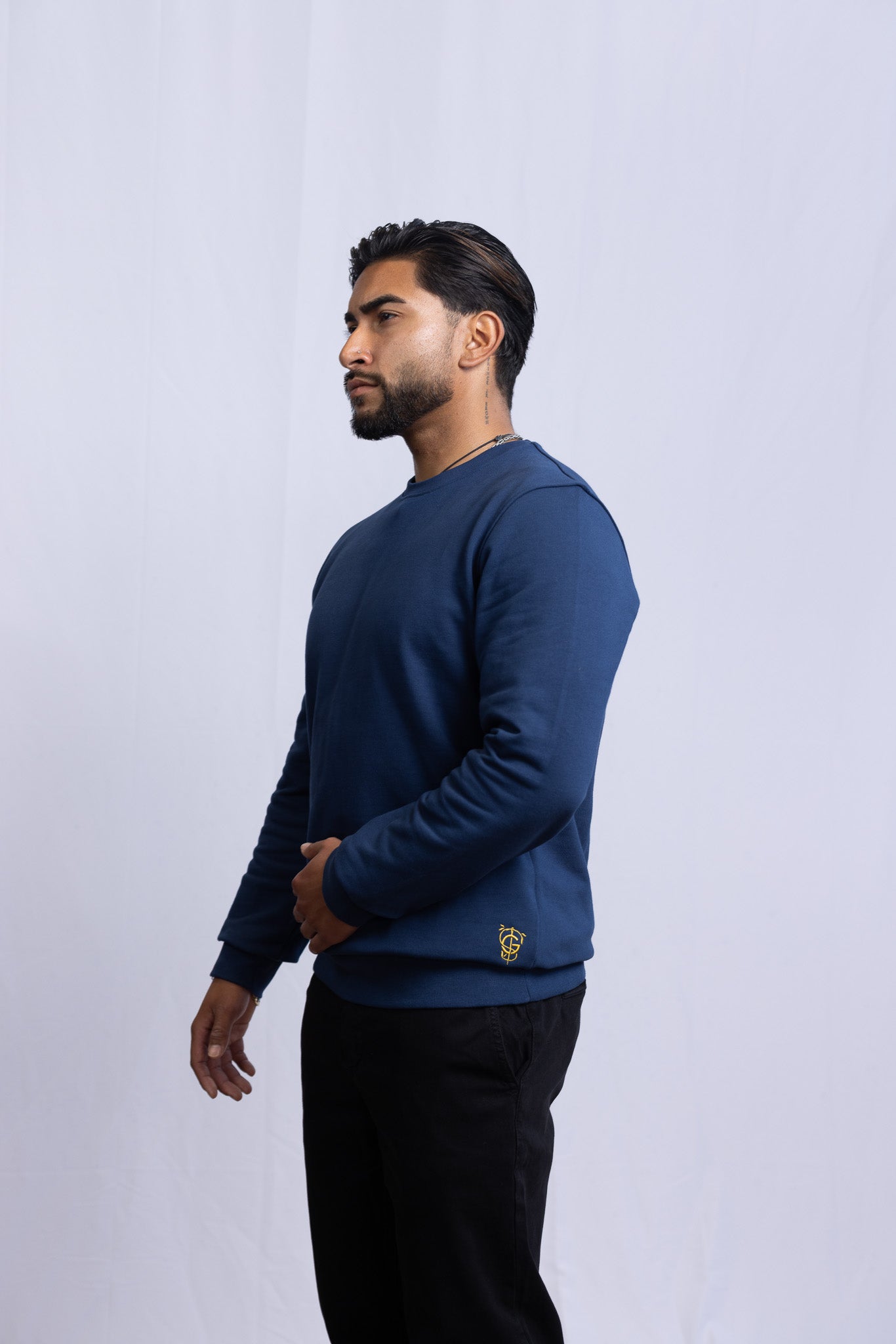 GS Classic Sweatshirt 380 GSM - Blau