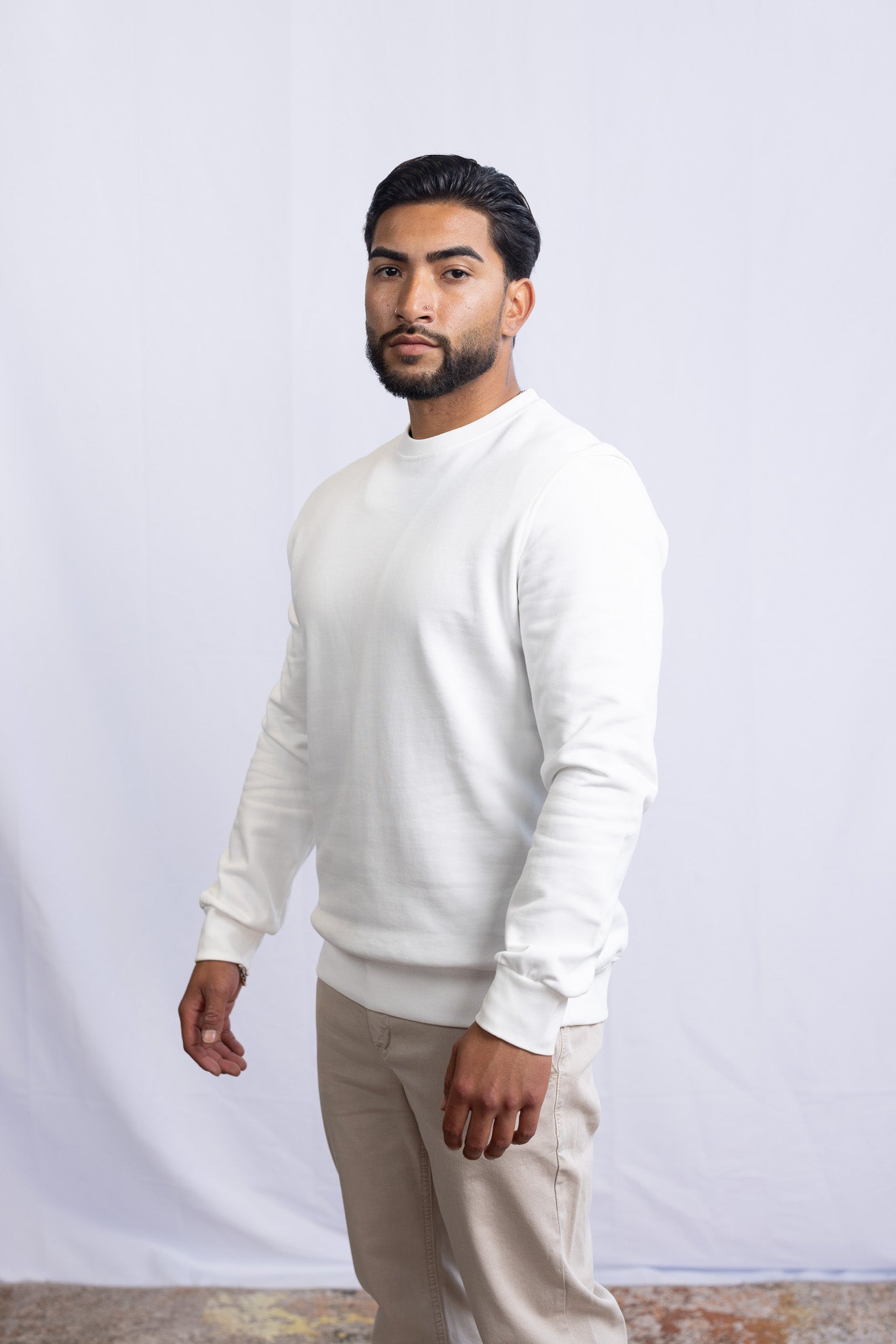 GS Classic Sweatshirt 380 GSM - Weiß