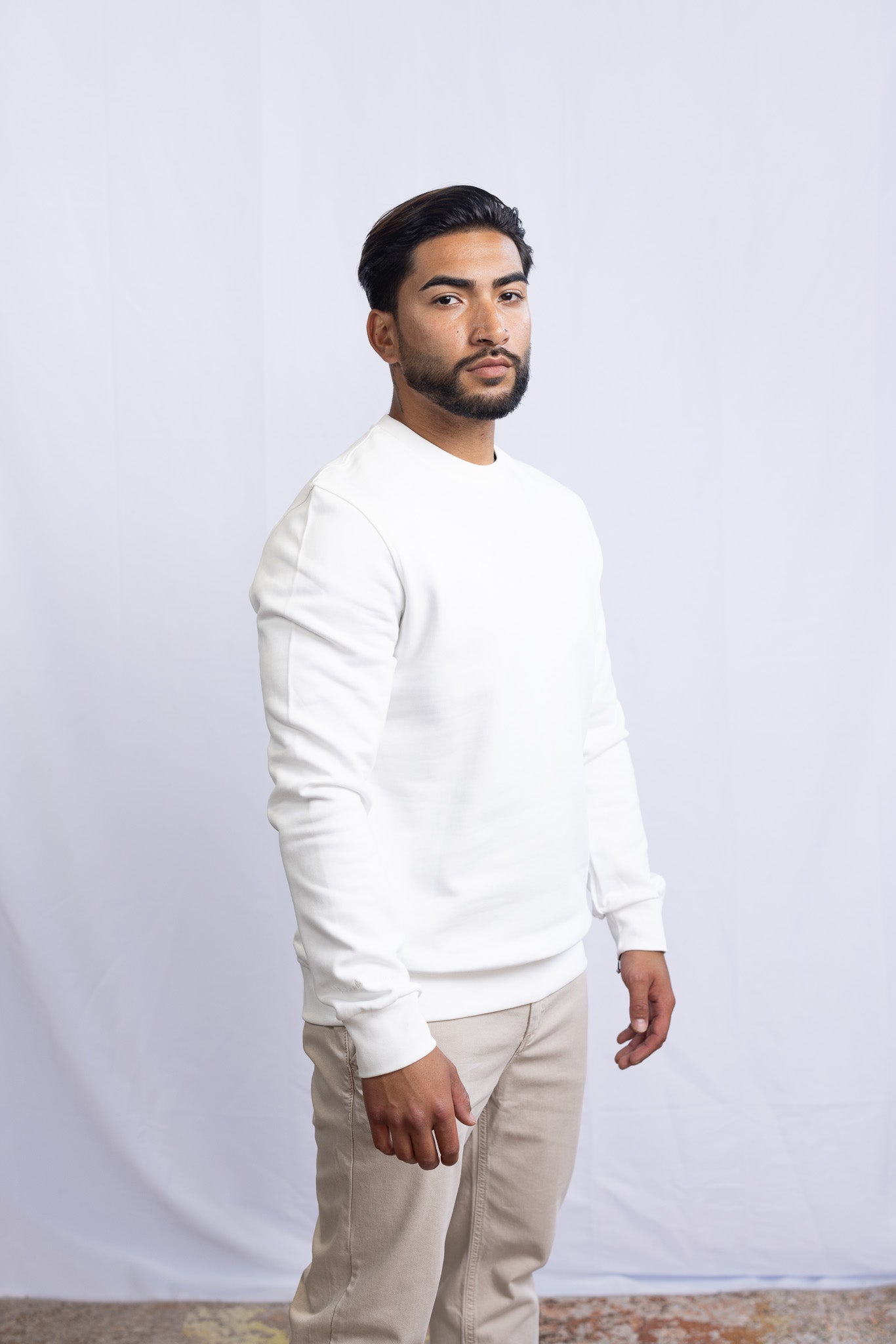 GS Classic Sweatshirt 380 GSM - Weiß