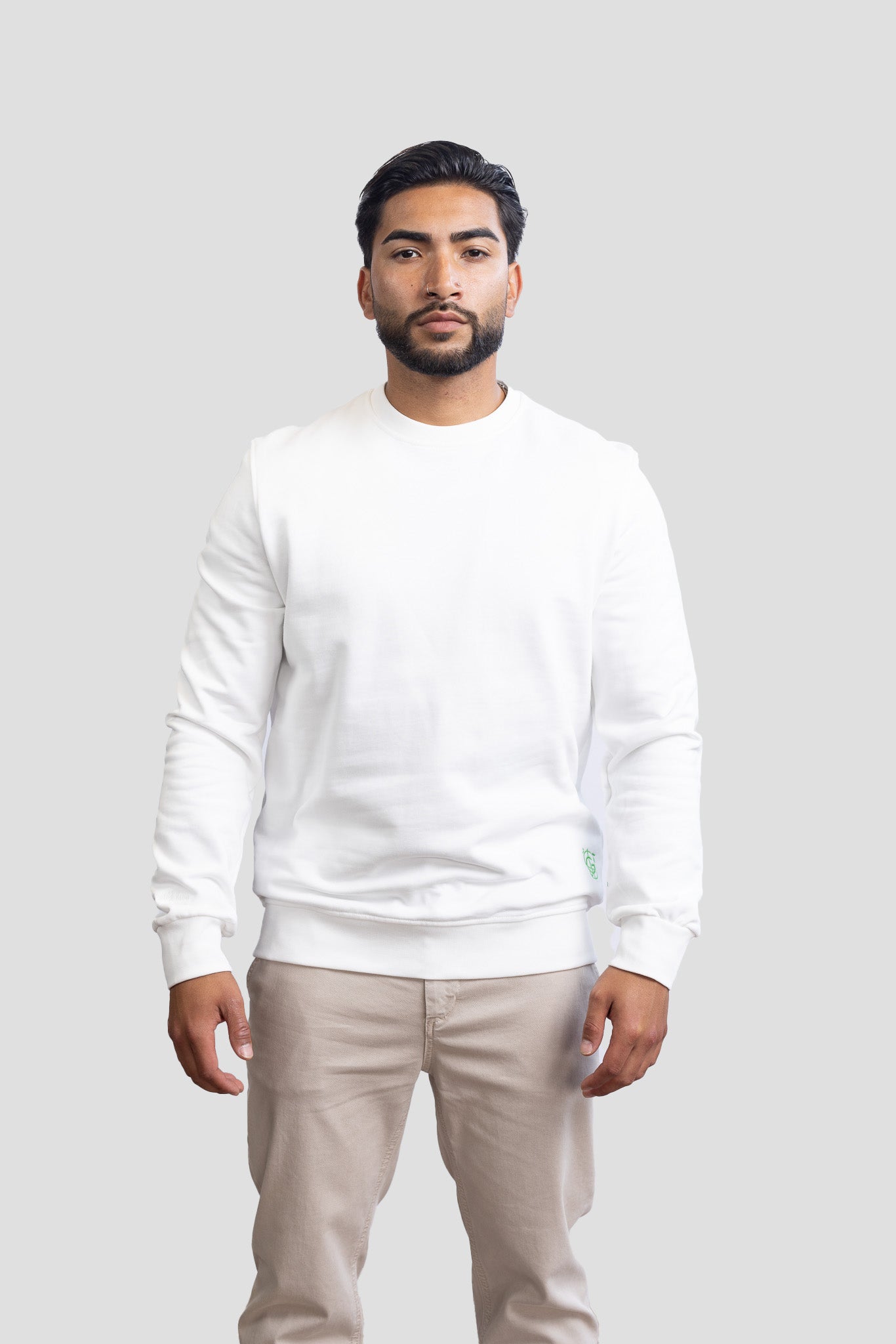 GS Classic Sweatshirt 380 GSM - Weiß