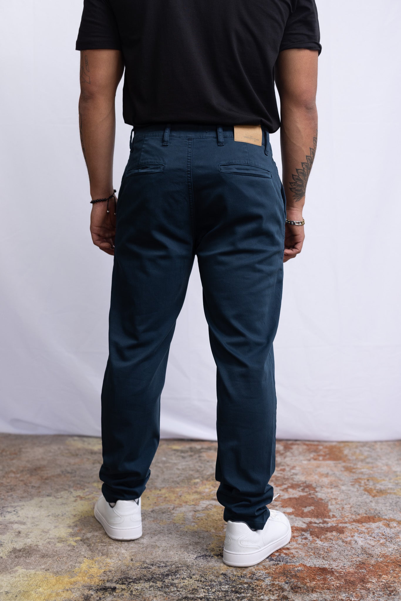 Chino-Hose Dunkel Blau
