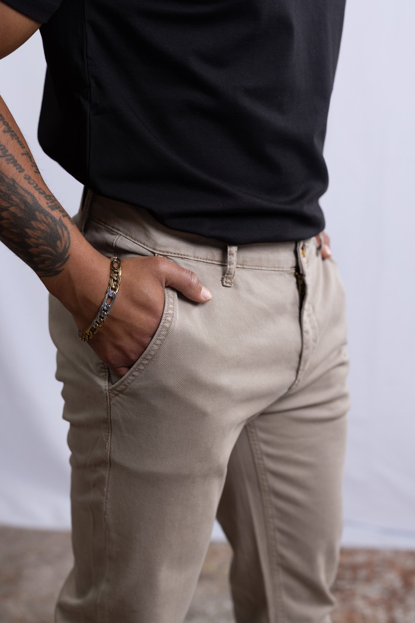 GS Chino–Hose Capuccino