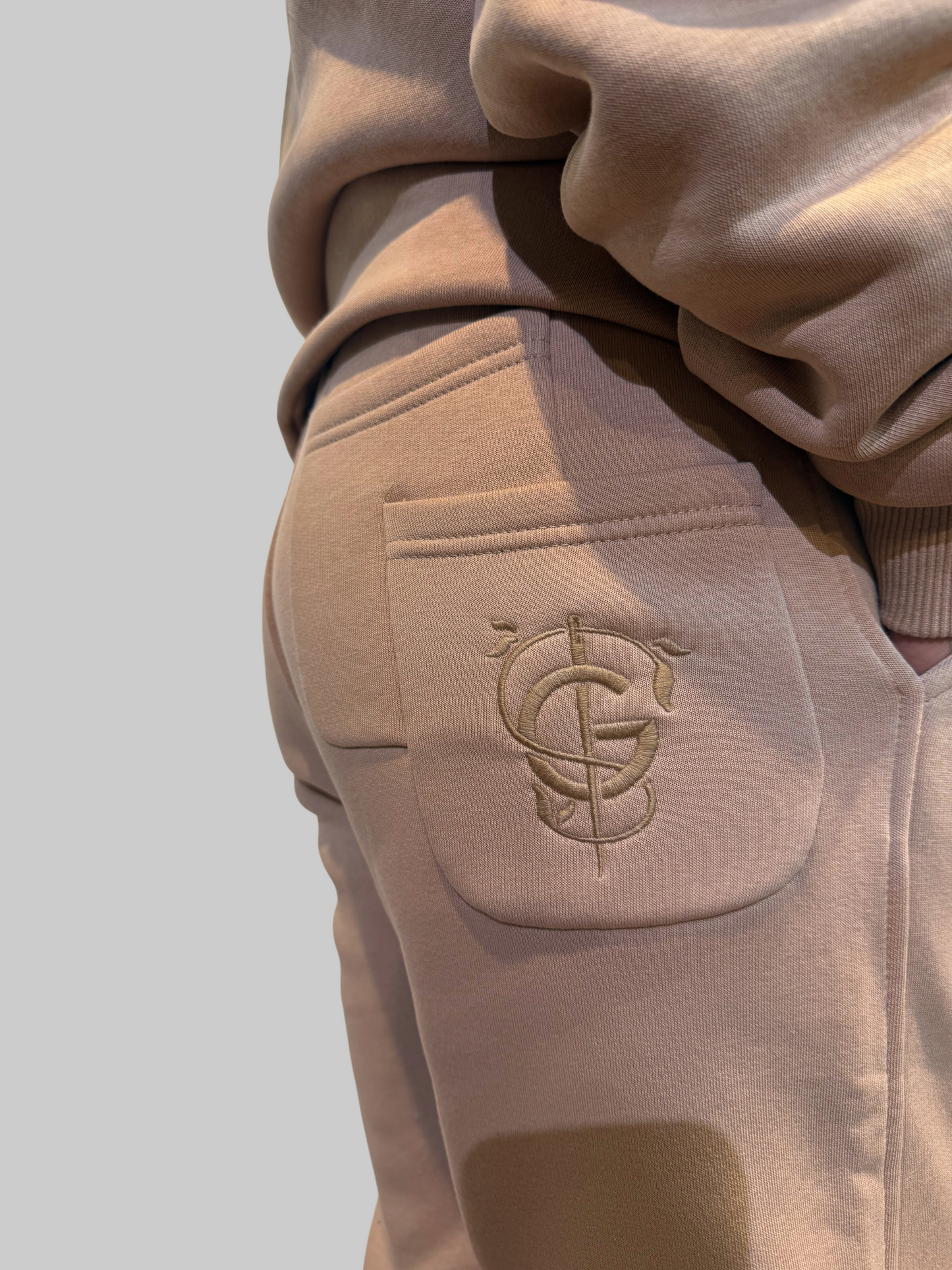 GS Baggy Jogginghose Beige