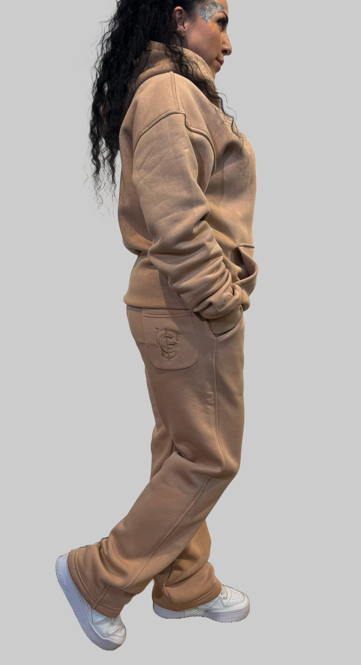 GS Baggy Jogginghose Beige