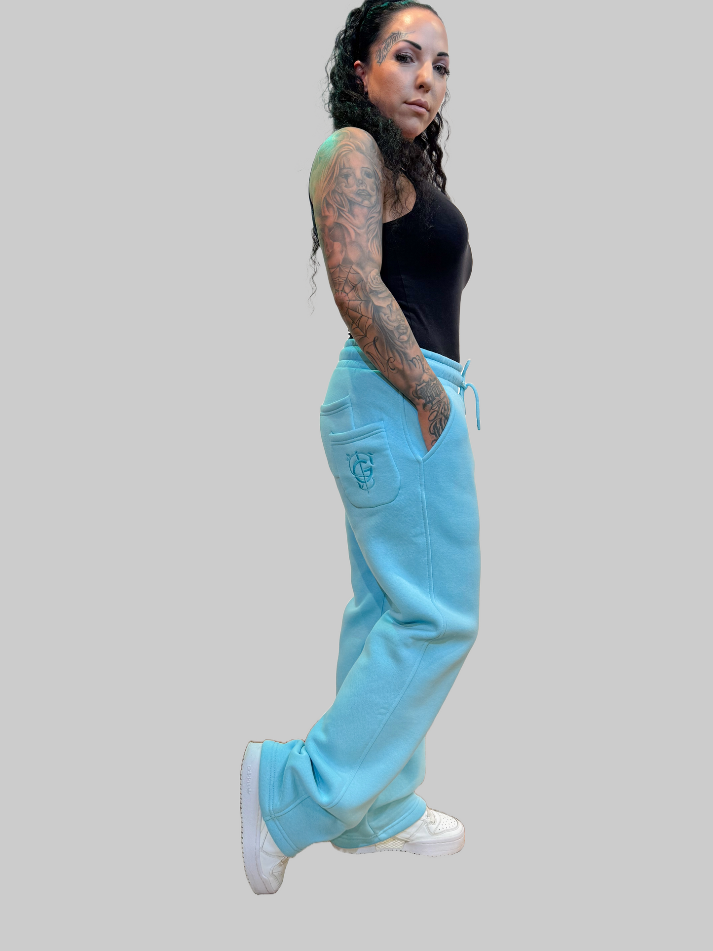 GS Baggy Jogginghose Ice Blue
