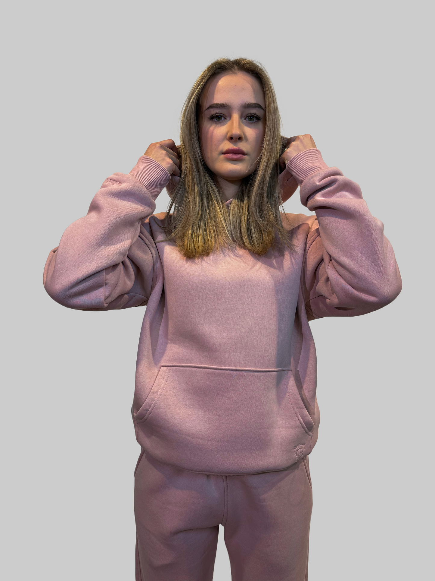 GS Oversize Hoodie Pink