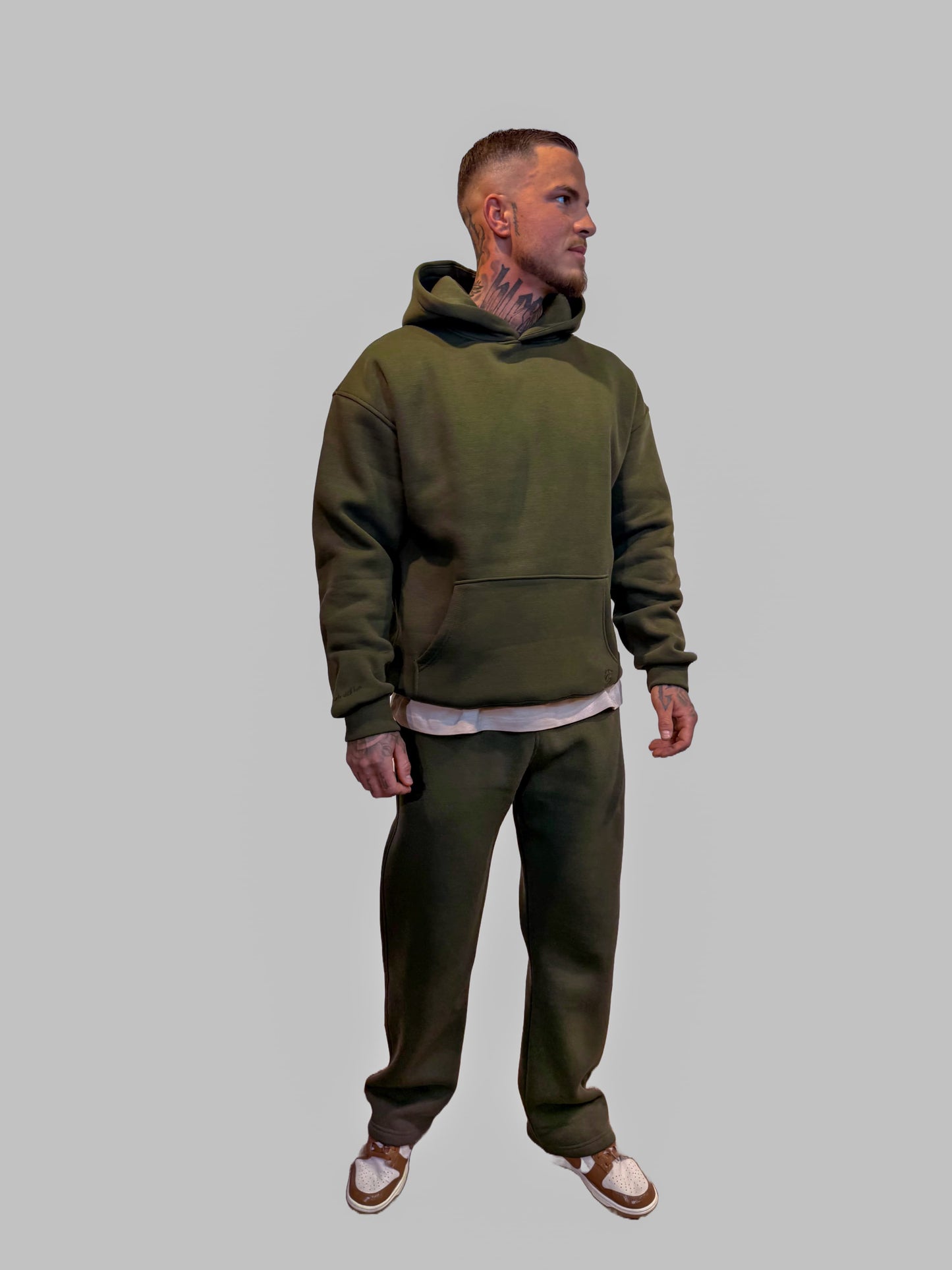 GS Oversize Hoodie Khaki