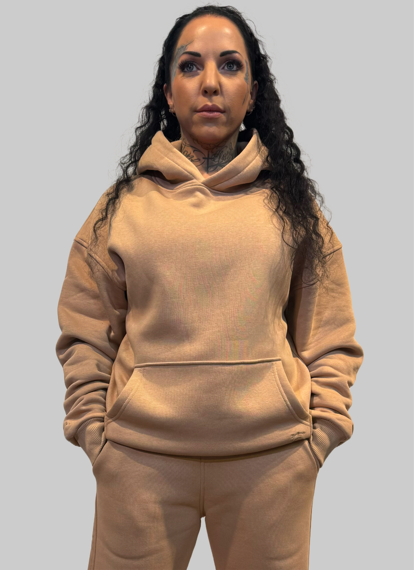 GS Oversize Hoodie Beige