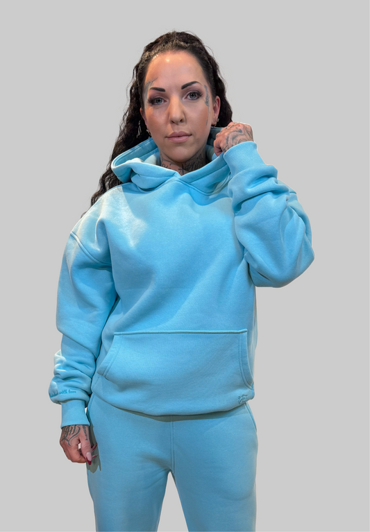 GS Oversize Hoodie Ice Blue