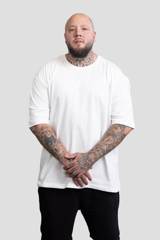 GS Oversize T-Shirt -  Off White