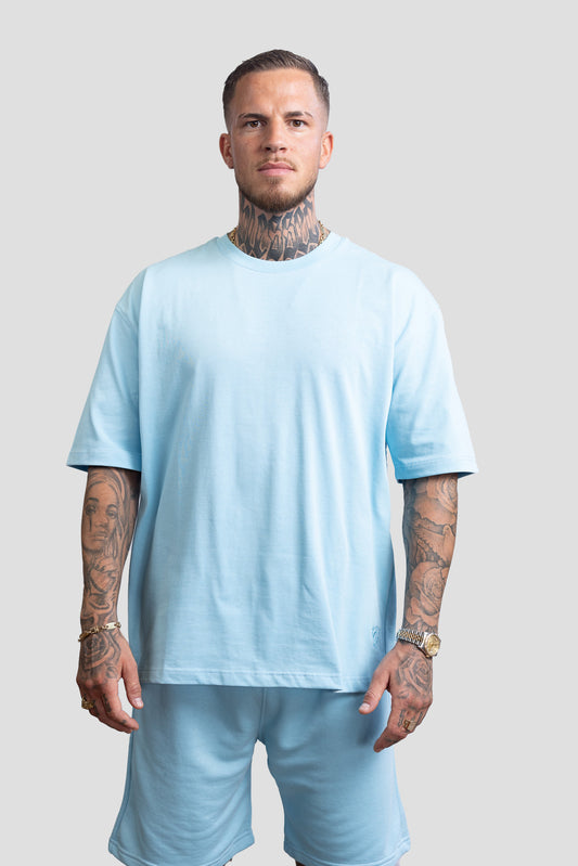 GS Oversize T-Shirt - Ice Blau