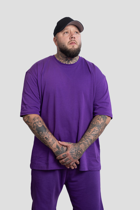 GS Oversize T-Shirt -  Purple